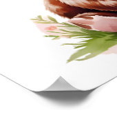 Poster Bébé adorable Vache Highland (Coin)