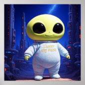 Poster Bébé Alien IA Alien (Devant)