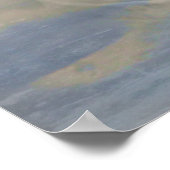 Poster Bébé Ange ailes dormant dans la main de Dieu (Coin)