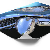 Poster Bébé bleu 55 Cadillac (Coin)