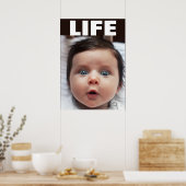 POSTER BÉBÉ BLEUE PRO-VIE VIE INFANTE (Cuisine)