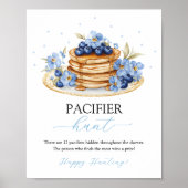 Poster Bébé Blueberry Brunch Pacifique Chasse Jeu (Devant)