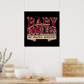 Poster Bébé Boomers La plus grande génération de Slogan R (Cuisine)