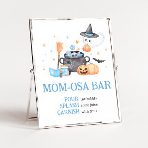 Poster Bébé brasse Bleu Halloween Maman Osa Bar