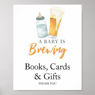 Poster Bébé brasse de la bière Livres Cartes & Cadeaux
