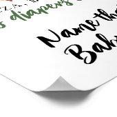 Poster Bébé brasse de la bière Nom que bébé nourriture (Coin)