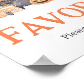 Poster Bébé brasse Orange Halloween Faveurs (Coin)