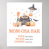 Poster Bébé brasse Orange Halloween Maman Osa Bar (Devant)