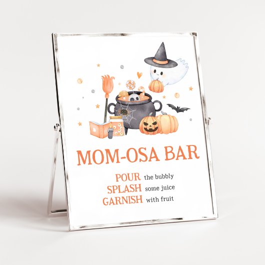 Poster Bébé brasse Orange Halloween Maman Osa Bar