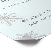 Poster Bébé C'est Bleu Froid Chocolat Barre Signal (Coin)