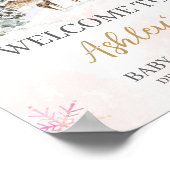 Poster Bébé C'est froid dehors Fille Accueil d'hiver (Coin)