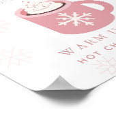 Poster Bébé C'est rose froid Hot Chocolate Bar Signal (Coin)