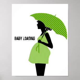 Poster Bébé Chargement de grossesse