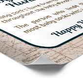 Poster Bébé Chasse douche Jeu avion Vintage Voyage (Coin)