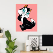 Poster Bébé chatte adorable Kitty (Bureau à domicile)