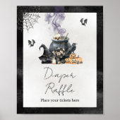 Poster Bébé Chaudron de Sorcière est en train de Brasser (Devant)