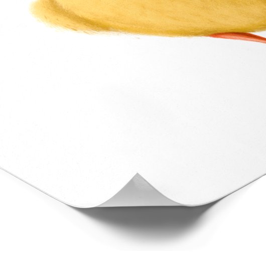 Poster Bébé Chicks Imprimer | Bébé Chicks Aquarelle Impri (Coin)