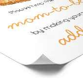 Poster Bébé Clothesline Orange Fruit Enveloppe Station (Coin)