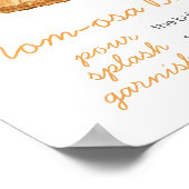 Poster Bébé Clothesline Orange Fruit Maman Osa Bar (Coin)