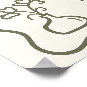 Poster Bébé cultivé localement Rustic Farmer's Market bie (Coin)