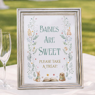 Poster Bébé de conte de fées Faveur douce pour la douche