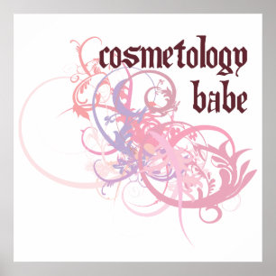 Poster Bébé de cosmétologie