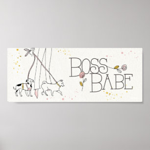 Poster Bébé de patron d'Apple sauvage - croquis moderne