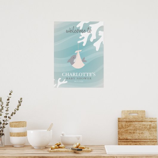 Poster Bébé de requin doux (Cuisine)