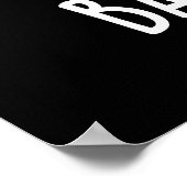 Poster Bébé Dent Dents Amusants Jeu de dents BG foncé (Coin)