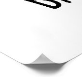 Poster Bébé Dent Drôle Dents Jeu de dents (Coin)