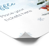 Poster Bébé d'hiver bleu Il fait froid à l'extérieur de l (Coin)