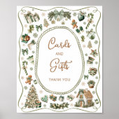 Poster Bébé d'hiver Il fait froid Cartes et Cadeaux extér (Devant)