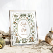 Poster Bébé d'hiver Il fait froid Cartes et Cadeaux extér