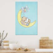 Poster Bébé dormant sur la lune (Cuisine)