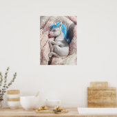 Poster Bébé dormant Unicorn Nursery Art (Cuisine)