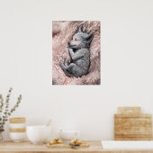 Poster Bébé dormant Werewolf Nursery Art (Cuisine)