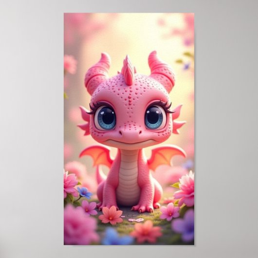 Poster Bébé Dragon (Devant)