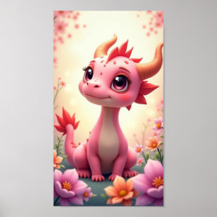 Poster Bébé Dragon
