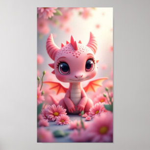 Poster Bébé Dragon