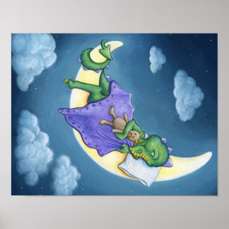 Poster Bébé Dragon en Rêve