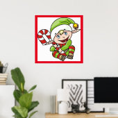 POSTER BÉBÉ ELF (Bureau à domicile)