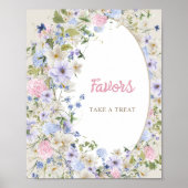 Poster Bébé en fleur boho Fleur sauvage arche rustique FA (Devant)