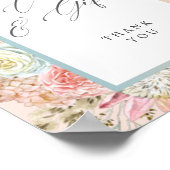 Poster Bébé En Fleur Cartes Baby showers Bohème Symbole C (Coin)