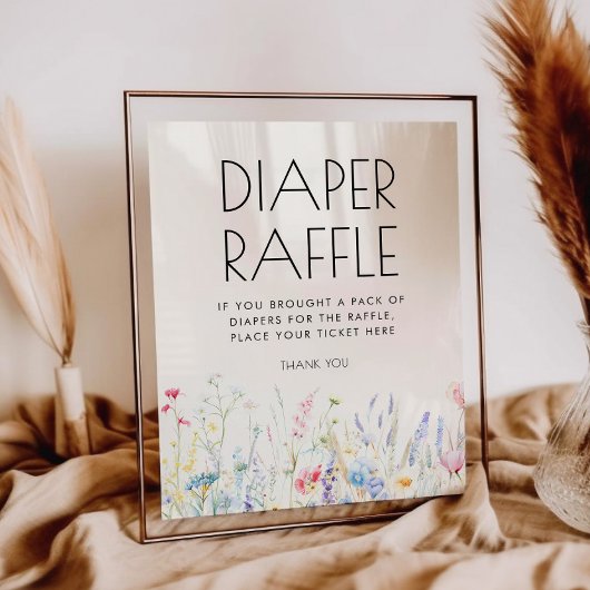 Poster Bébé en fleur Fleur sauvage Déchets Signe de cheva