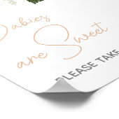 Poster Bébé en fleur Les bébés succulents sont doux (Coin)