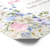 Poster Bébé en fleurs Fleurs sauvages de printemps Les bé (Coin)