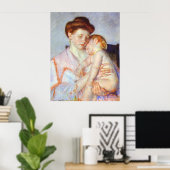 Poster Bébé endormi. c. 1910, Mary Cassatt (Bureau à domicile)