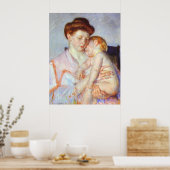 Poster Bébé endormi. c. 1910, Mary Cassatt (Cuisine)