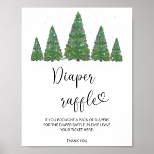 Poster Bébé Evergreen il fait froid dehors tombola couche