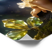 Poster Bébé féerique afro-américain magique dans un arbre (Coin)